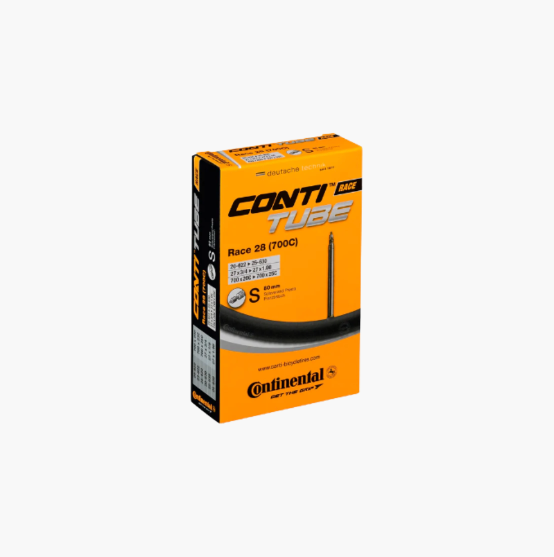 Cámara Continental Race 700X20/25C V/F 80Mm