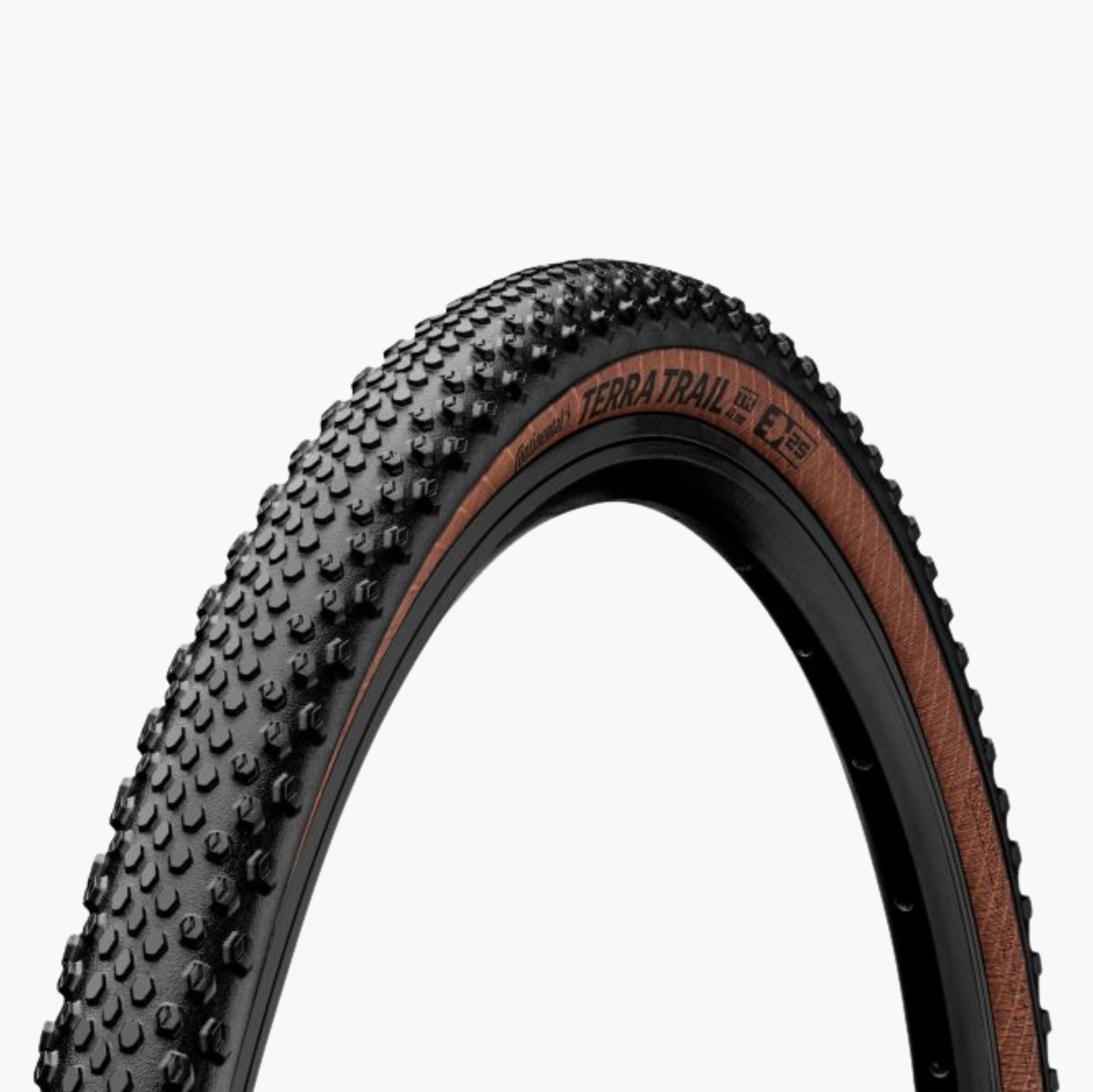 Llanta Continental Terra Trail Skin Protection 700X40 Plegable Neg/Café