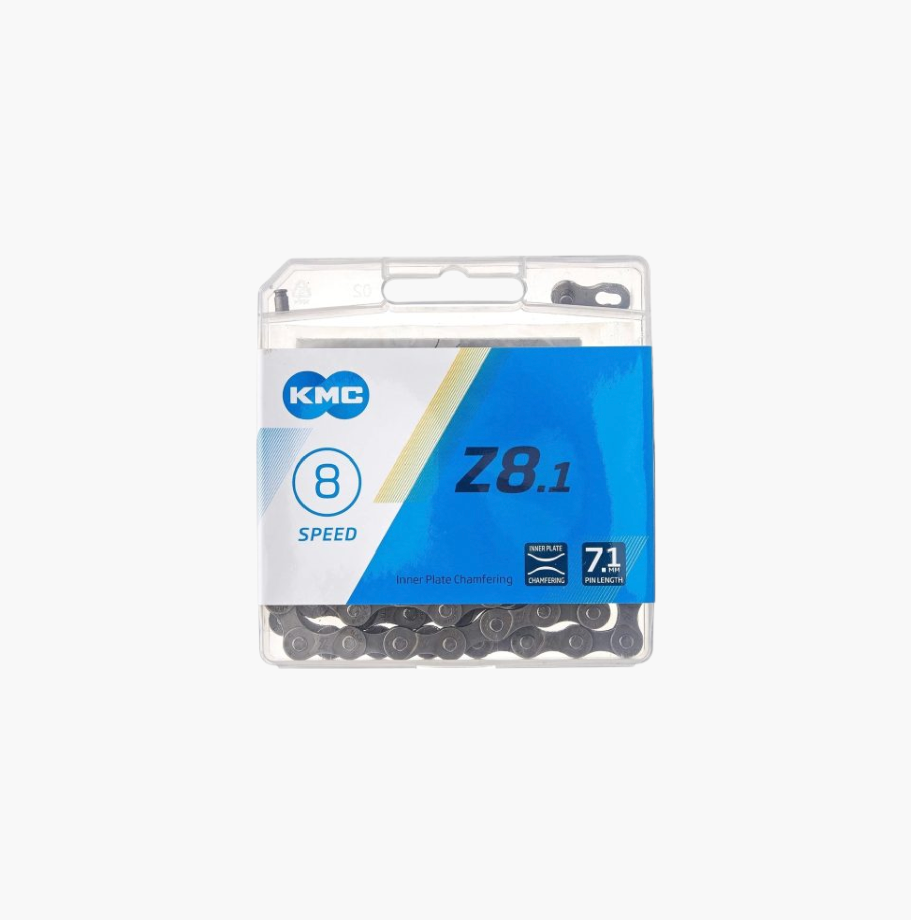 Cadena Kmc Z8.1 Gygy 8Vel Gris/Gris 116L