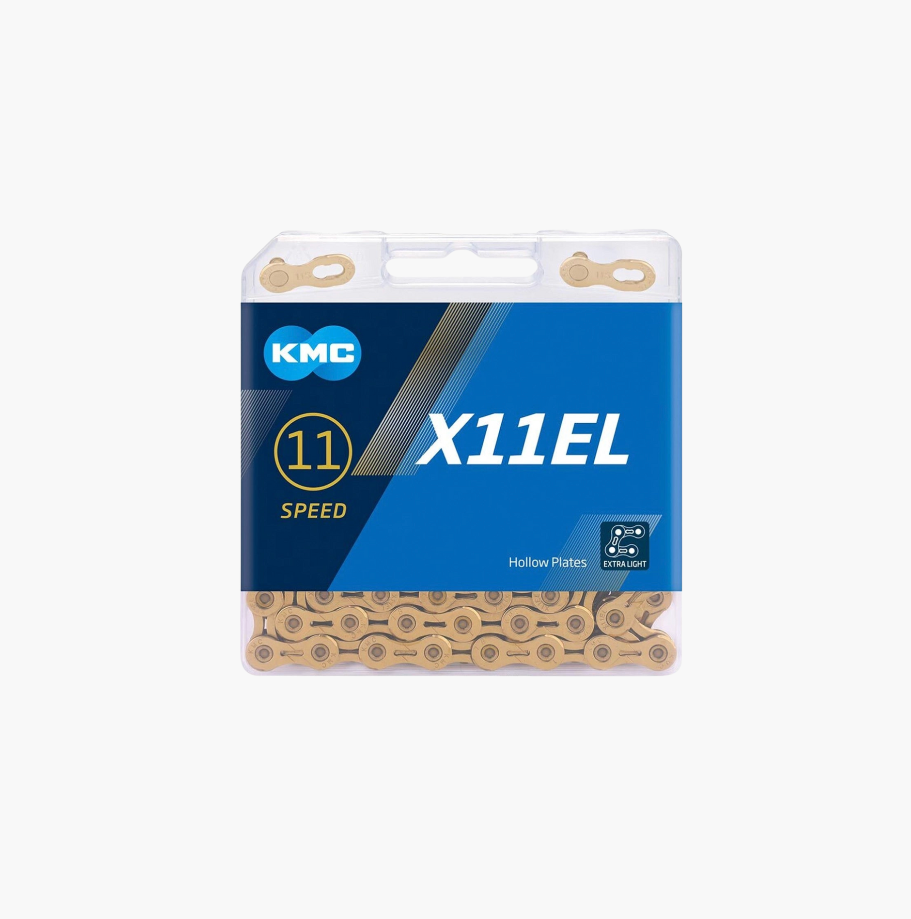Cadena Kmc X11El Ti Color Oro 118L