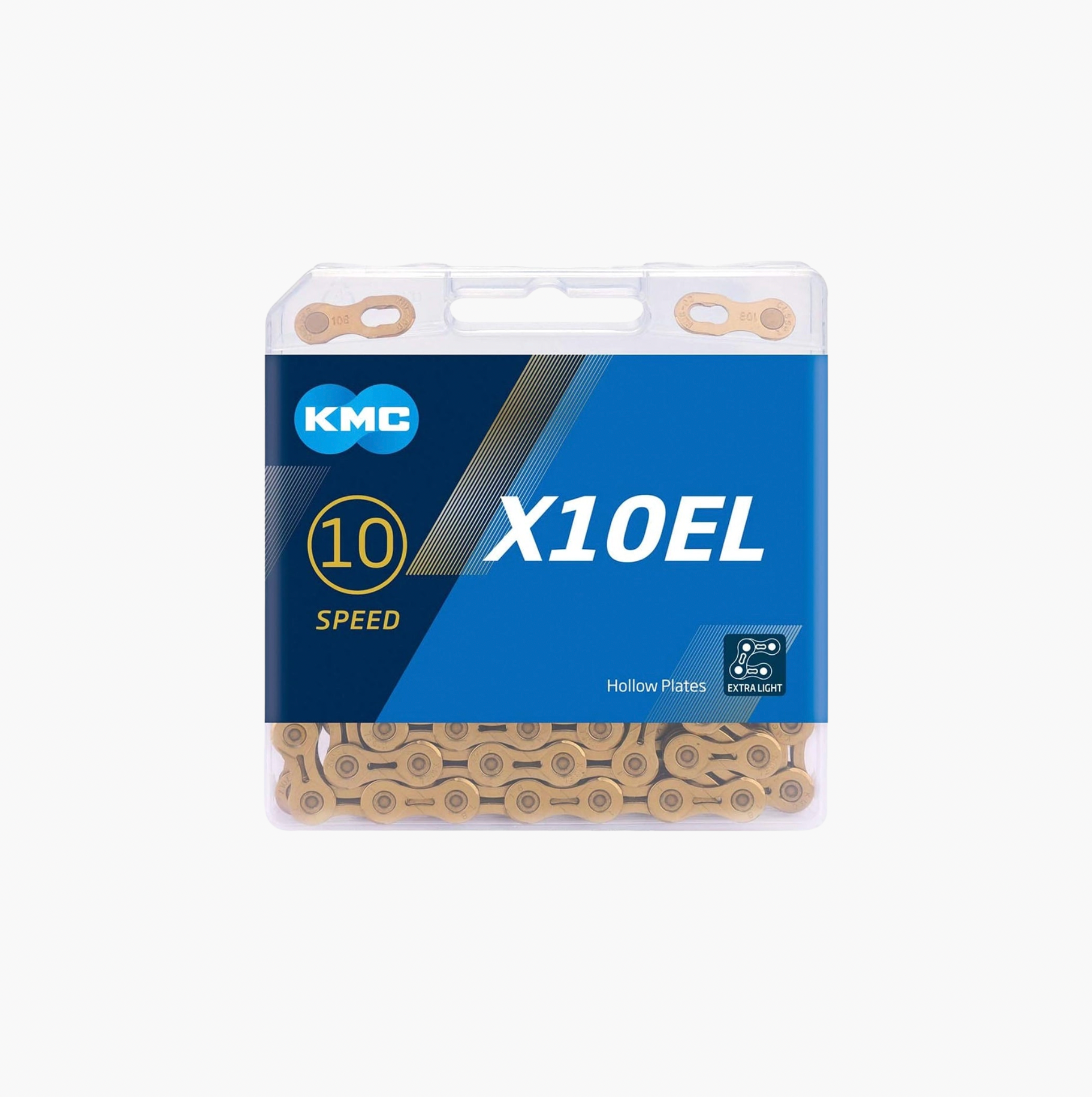 Cadena Kmc X10El Ti Color Oro 116L