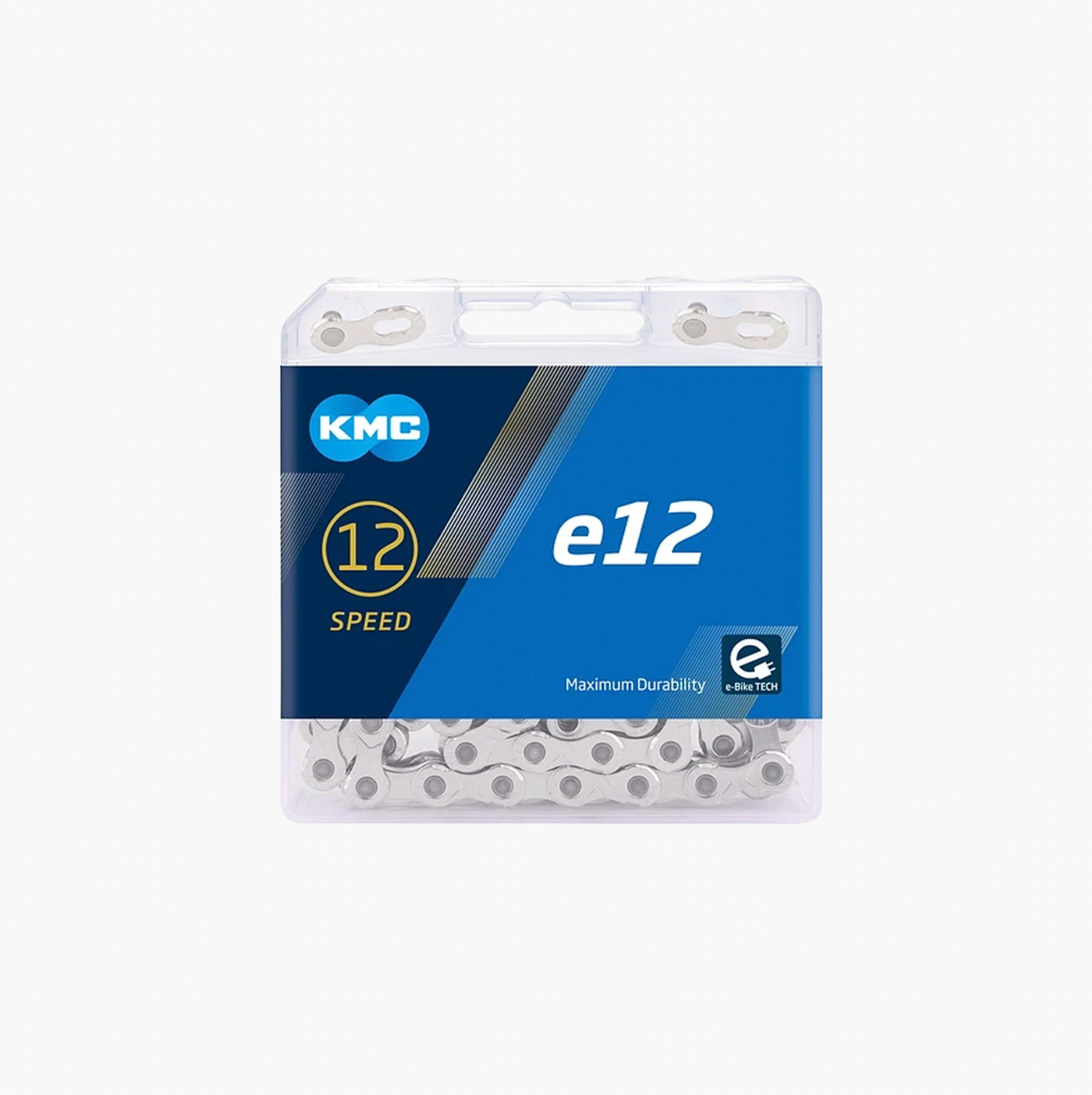 Cadena Kmc E12T A-Dur. E-Bike Plata 130L